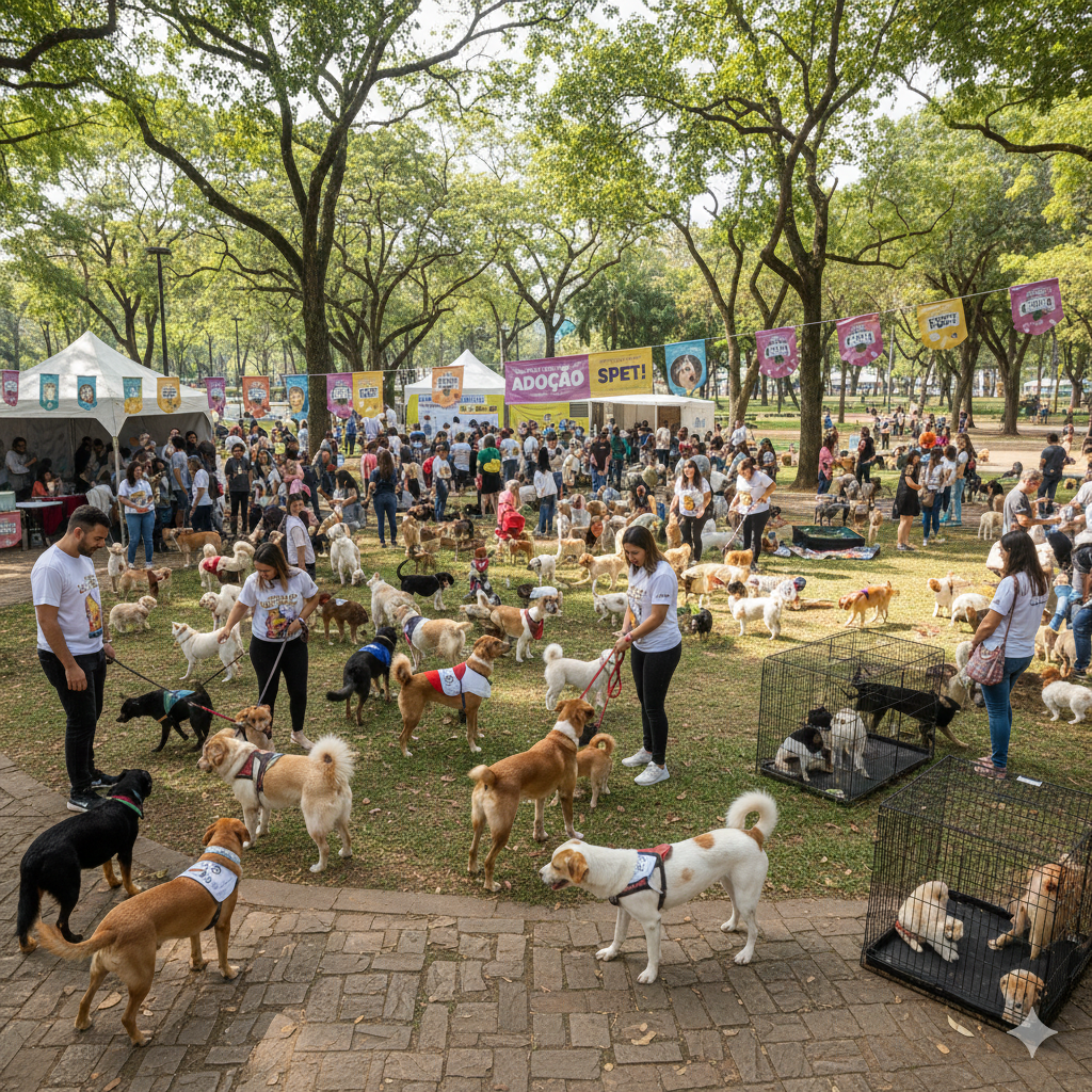 MORE THAN 300 PETS WILL BE AVAILABLE FOR ADOPTION AT EVENT IN SÃO PAULO