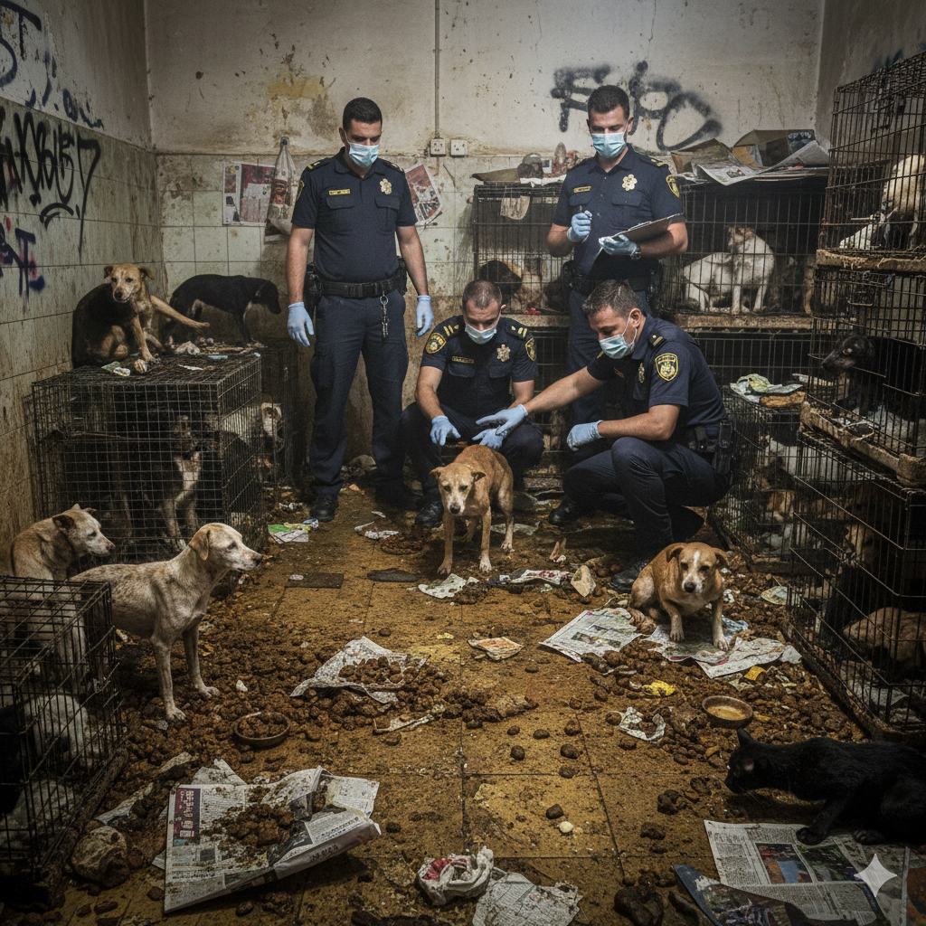 Vet Fined R$ 138,000 After Animals Rescued Amid Feces in Clandestine Shelter in Bauru